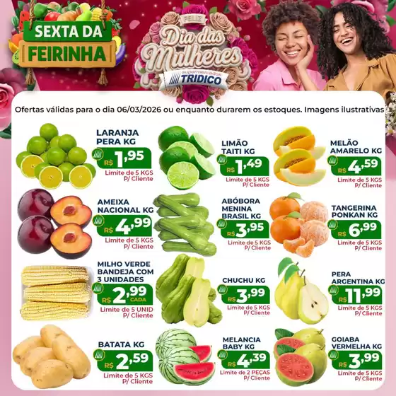 Catálogo Supermercados Tridico em Boa Viagem (Recife) | Feirinha de Sexta | 2026-03-06T00:00:00.000Z - 2026-03-06T00:00:00.000Z