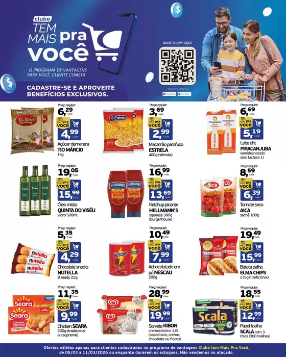 Catálogo Cometa Supermercados em Florianópolis | CLUBE TEM MAIS PRA VOCÊ | 2026-03-06T00:00:00.000Z - 2026-03-11T00:00:00.000Z
