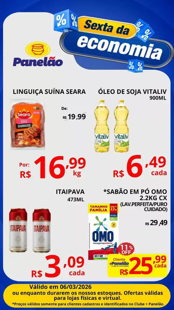 Catálogo Panelão Supermercados em Florianópolis | Sexta da economia | 2026-03-06T00:00:00.000Z - 2026-03-06T00:00:00.000Z