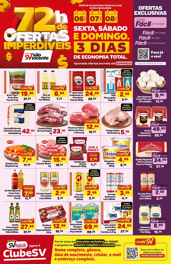 Catálogo Supermercados São Vicente em Barueri | Descubra ofertas atraentes | 2026-03-06T00:00:00.000Z - 2026-03-08T00:00:00.000Z