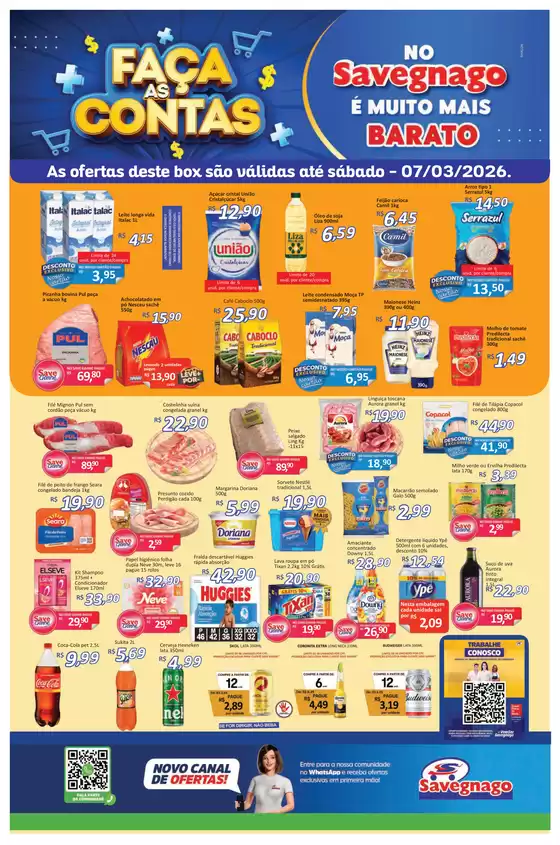 Catálogo Supermercado Savegnago em Piracicaba | ofertas do Savegnago Jaboticabal | 2026-03-06T00:00:00.000Z - 2026-03-07T00:00:00.000Z