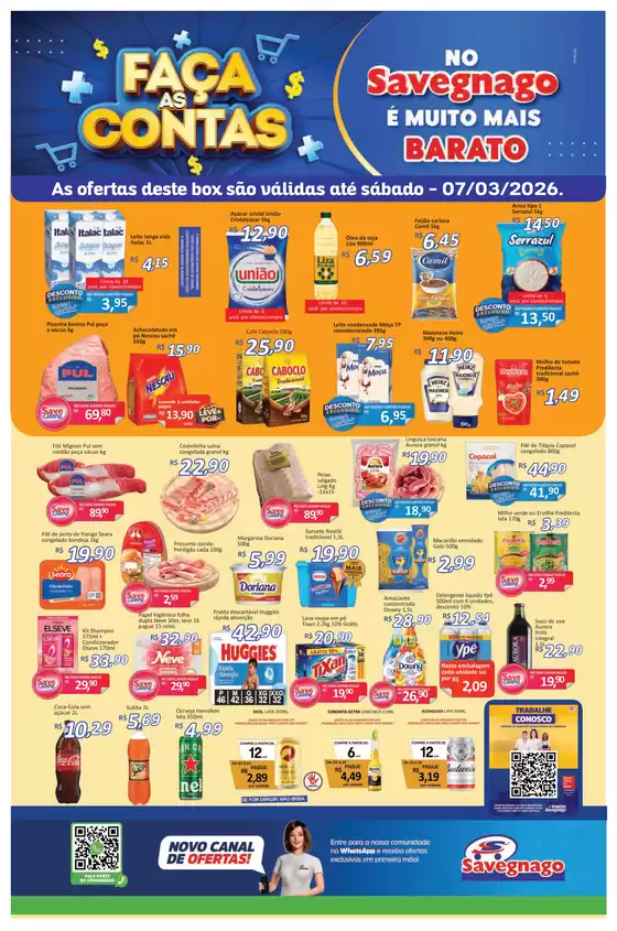 Catálogo Supermercado Savegnago em Piracicaba | Ofertas do Savegnago Bebedouro | 2026-03-06T00:00:00.000Z - 2026-03-07T00:00:00.000Z