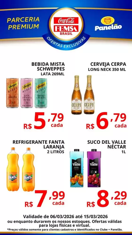 Catálogo Panelão Supermercados em Aracaju | PARCERIA PREMIUM | 2026-03-06T00:00:00.000Z - 2026-03-15T00:00:00.000Z
