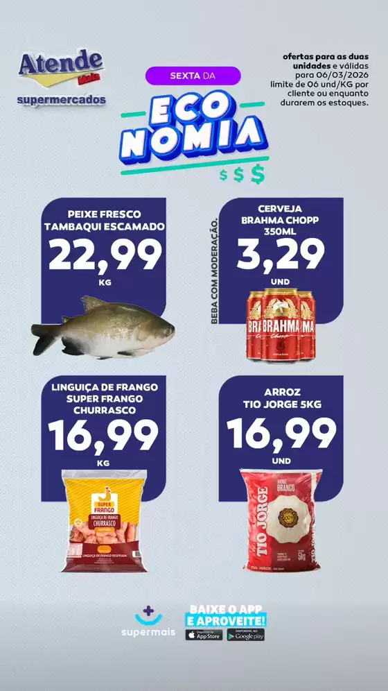 Catálogo Atende Mais em Jaraguá do Sul | Sexta da Economia | 2026-03-06T00:00:00.000Z - 2026-03-06T00:00:00.000Z