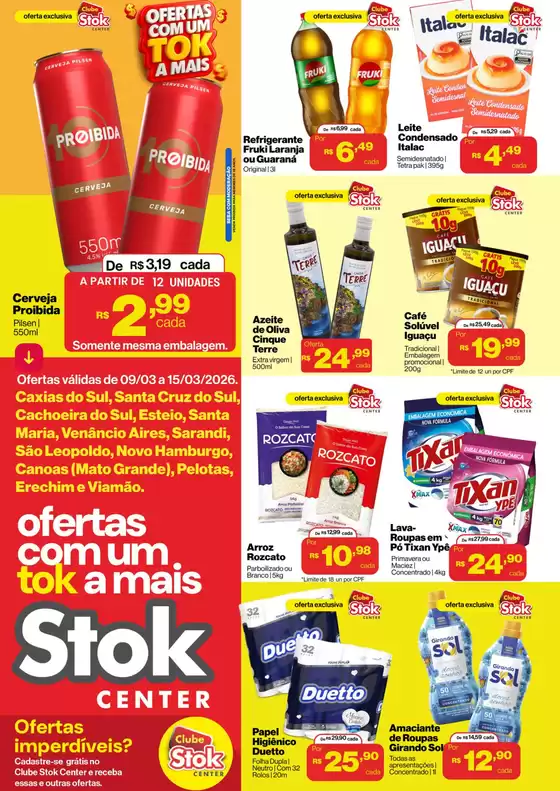 Catálogo Stok Center em Morro Agudo | ENCARTE DE OFERTAS | 2026-03-09T00:00:00.000Z - 2026-03-15T00:00:00.000Z