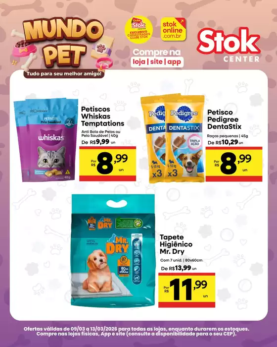 Catálogo Stok Center em Morro Agudo | Melhores ofertas e descontos | 2026-03-09T00:00:00.000Z - 2026-03-13T00:00:00.000Z