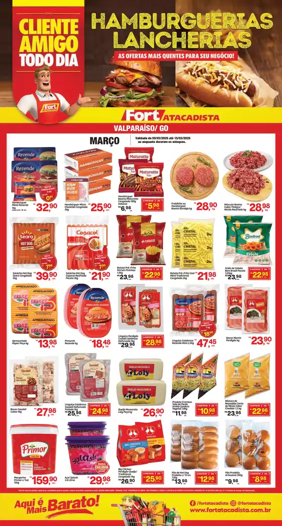 Catálogo Fort Atacadista em Fortaleza | DF Fort Food Service Hamburgueria 09 a 15 MAR 26 Valparaiso | 2026-03-09T00:00:00.000Z - 2026-03-15T00:00:00.000Z