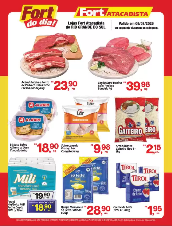 Catálogo Fort Atacadista em Bocaina | RS Fort do Dia Segunda 09 MAR 26 | 2026-03-09T00:00:00.000Z - 2026-03-09T00:00:00.000Z