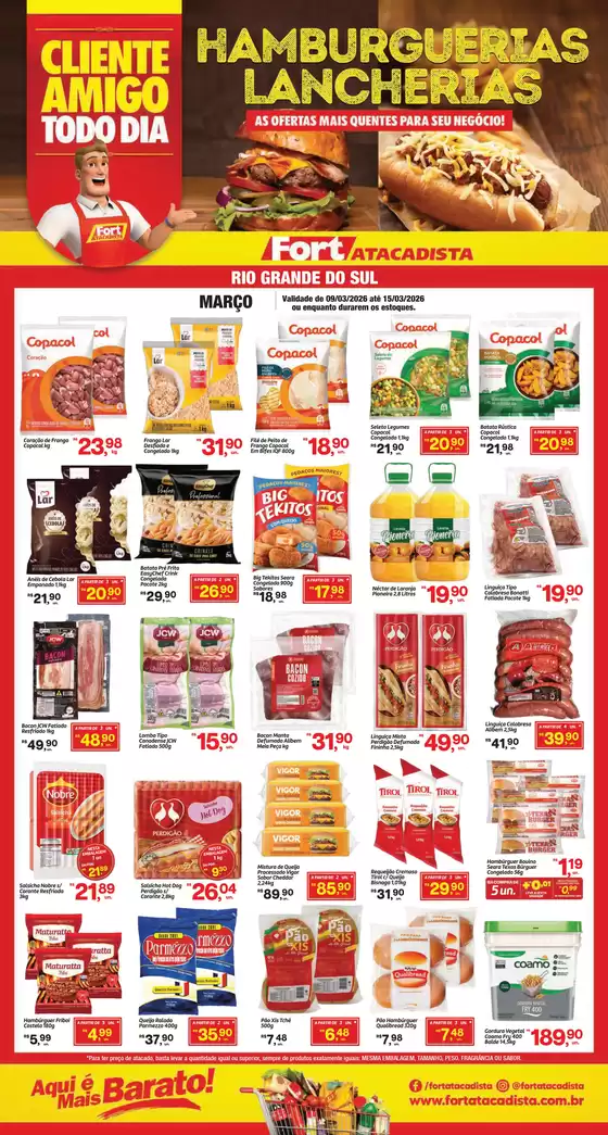 Catálogo Fort Atacadista em Bocaina | RS Fort Food Hamburgueria Lancheria 09 a 15 MAR 26 | 2026-03-09T00:00:00.000Z - 2026-03-15T00:00:00.000Z
