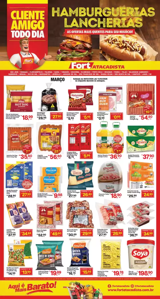 Catálogo Fort Atacadista em Bocaina | SC Fort Food Hamburgueria 09 a 15 MAR 26 Regional | 2026-03-09T00:00:00.000Z - 2026-03-15T00:00:00.000Z