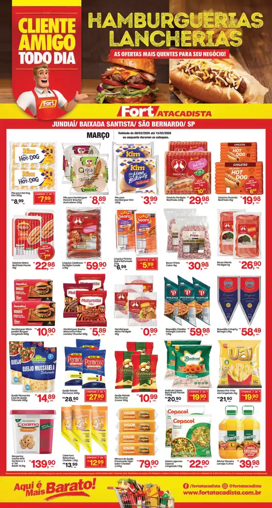 Catálogo Fort Atacadista em Bocaina | SP Fort Food Service Hamburgueria 09 a 15 MAR 26 | 2026-03-09T00:00:00.000Z - 2026-03-15T00:00:00.000Z