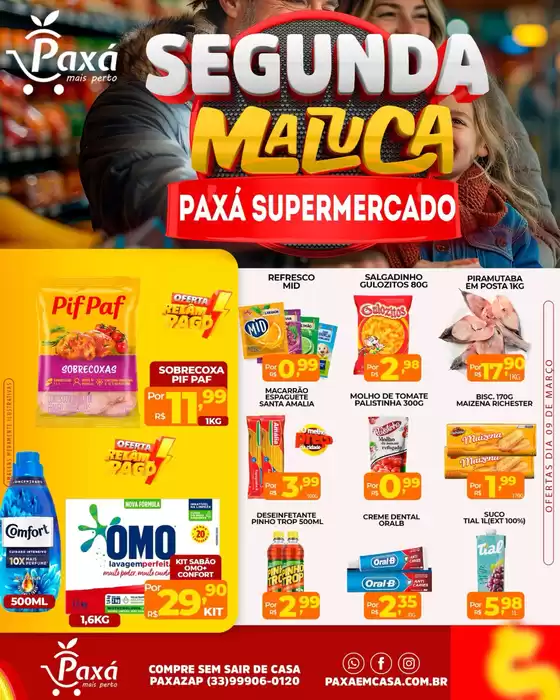 Catálogo Paxá Supermercados em Fortaleza | SEGUNDA MALUCA  | 2026-03-09T00:00:00.000Z - 2026-03-09T00:00:00.000Z