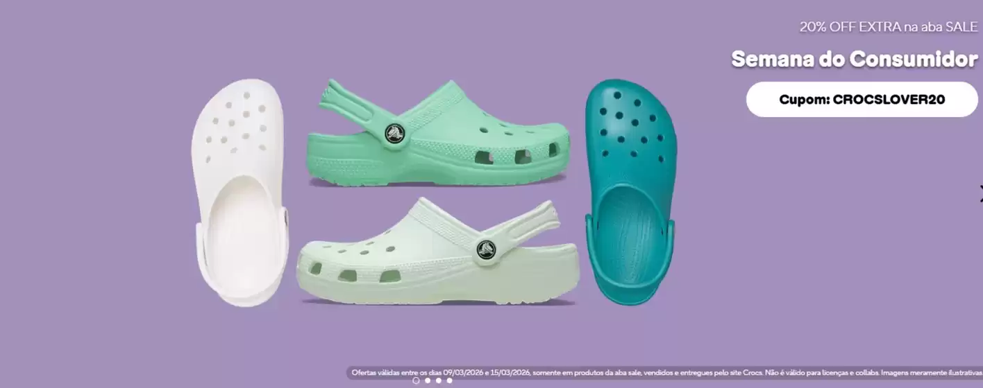 Catálogo Crocs em Contagem | Ofertas Crocs | 2026-03-10T00:00:00.000Z - 2026-03-15T00:00:00.000Z