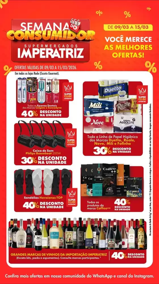 Catálogo Supermercados Imperatriz em Nova Iguaçu | SEMANA DO CONSUMIDOR | 2026-03-10T00:00:00.000Z - 2026-03-15T00:00:00.000Z