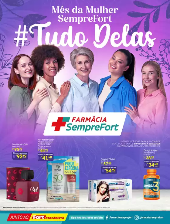 Catálogo Farmácia SempreFort em Taboão da Serra | Fort Atacadista - Santa Catarina | 2026-03-09T00:00:00.000Z - 2026-03-29T00:00:00.000Z