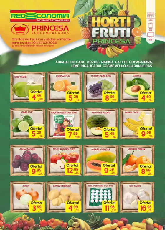 Catálogo Princesa Supermercados em Vitória | Feirinha G3 - 10 e 11-03 | 2026-03-10T00:00:00.000Z - 2026-03-12T00:00:00.000Z