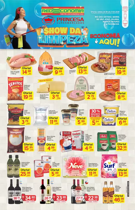 Catálogo Princesa Supermercados em Vitória | Show de Limpeza G1 - 09 a 11-03 | 2026-03-09T00:00:00.000Z - 2026-03-12T00:00:00.000Z