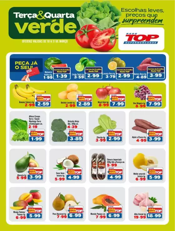 Catálogo Rede Top | Ofertas exclusivas | 2026-03-10T00:00:00.000Z - 2026-03-11T00:00:00.000Z