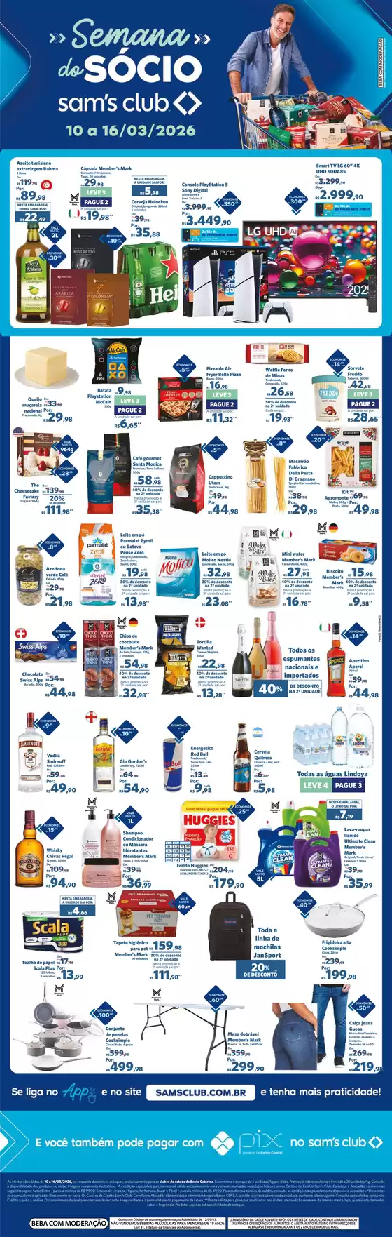 Catálogo Sam's Club em Taguatinga | Ótima oferta para caçadores de pechinchas | 2026-03-10T00:00:00.000Z - 2026-03-16T00:00:00.000Z