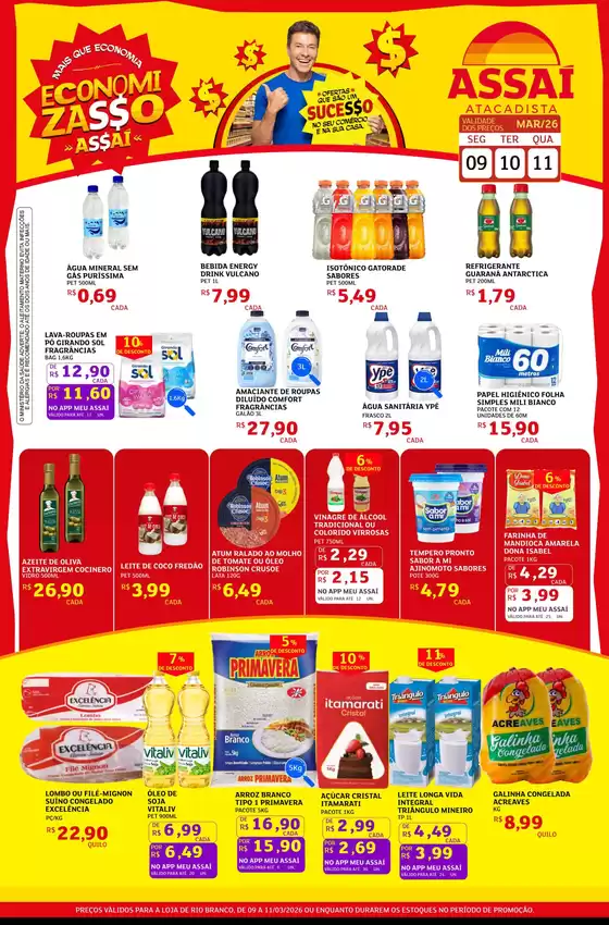 Catálogo Assaí Atacadista em São José dos Campos | Encarte Assaí Atacadista 44297-40 | 2026-03-10T00:00:00.000Z - 2026-03-11T00:00:00.000Z