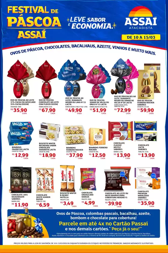 Catálogo Assaí Atacadista em Cachoeira do Sul | Encarte Assaí Atacadista 44736-65 | 2026-03-10T00:00:00.000Z - 2026-03-15T00:00:00.000Z