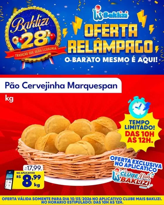 Catálogo Supermercados Baklizi em Santo André | Descontos e promoções | 2026-03-10T00:00:00.000Z - 2026-03-10T00:00:00.000Z