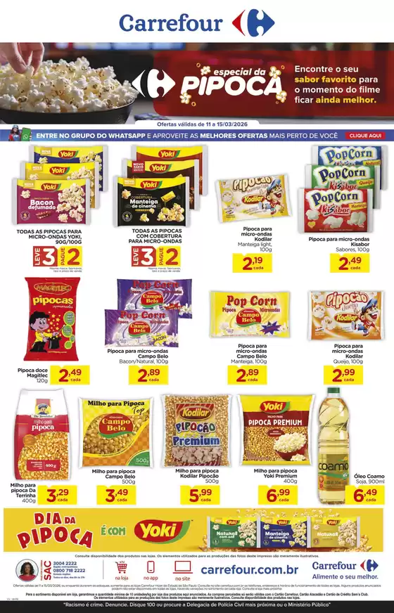 Catálogo Carrefour em São Paulo | Ofertas especiais atraentes para todos | 2026-03-11T00:00:00.000Z - 2026-03-15T00:00:00.000Z