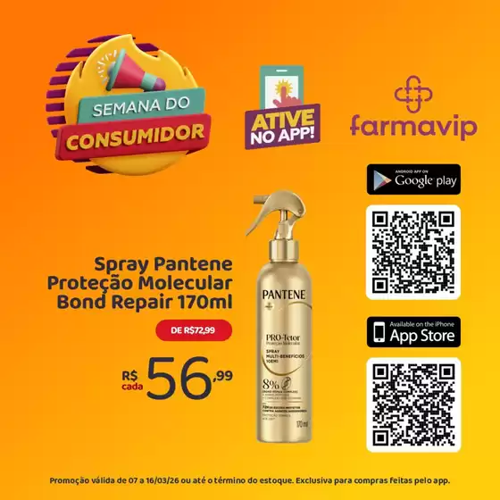 Catálogo Farmavip em Vera Cruz | Nossas melhores ofertas para você | 2026-03-07T00:00:00.000Z - 2026-03-16T00:00:00.000Z