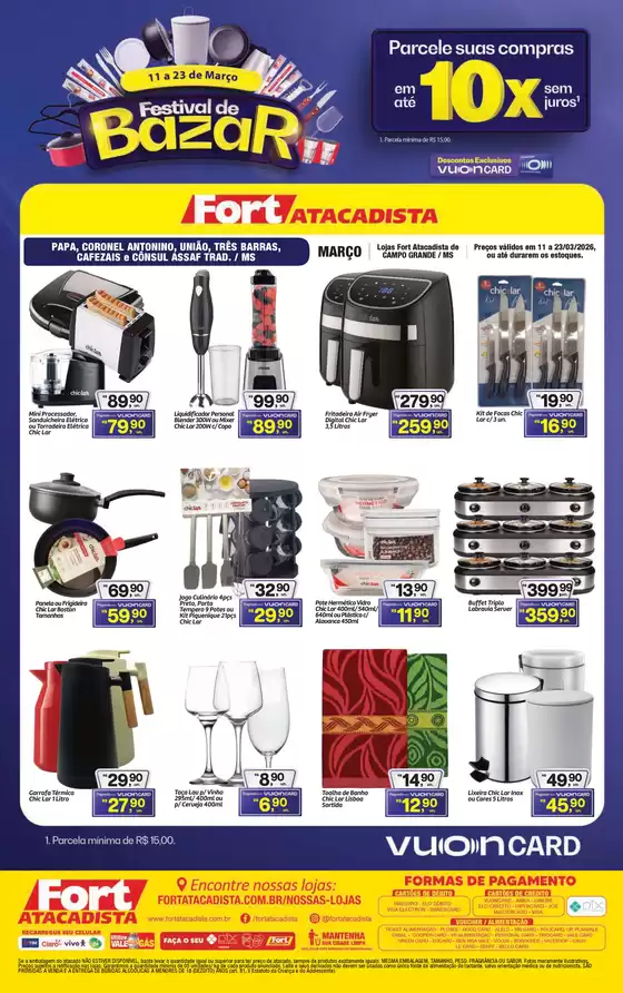 Catálogo Fort Atacadista em Foz do Iguaçu | MS Fort Exclusiva Importacao 11 a 23 MAR 26 | 2026-03-11T00:00:00.000Z - 2026-03-23T00:00:00.000Z