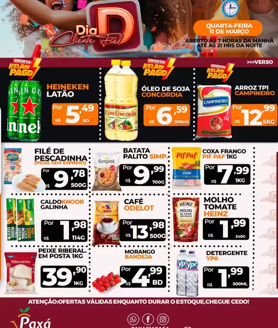 Catálogo Paxá Supermercados em São Paulo | Dia D | 2026-03-11T00:00:00.000Z - 2026-03-11T00:00:00.000Z