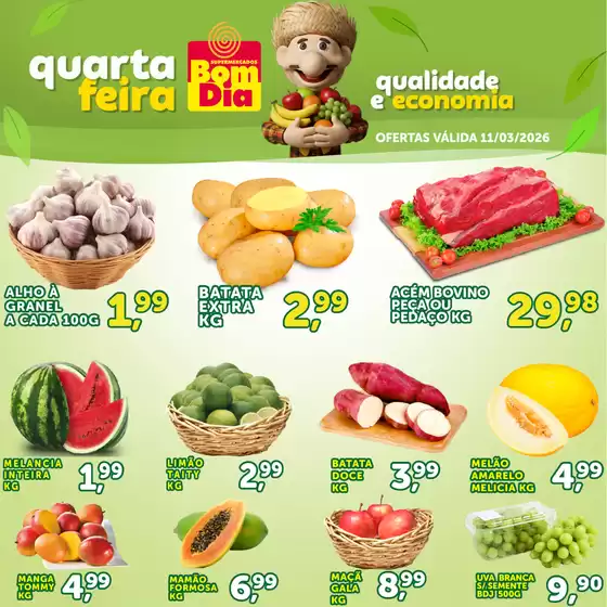 Catálogo Supermercados Bom Dia em Sombrio | Quarta feira | 2026-03-11T00:00:00.000Z - 2026-03-11T00:00:00.000Z
