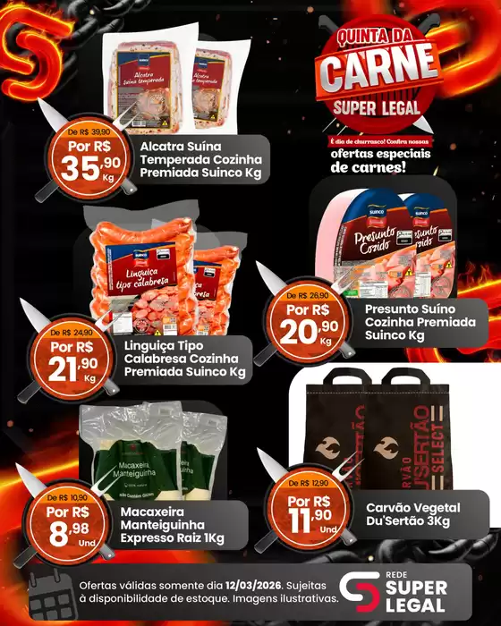 Catálogo Rede Super Legal de Supermercados em Guarabira | Quinta da Carne  | 2026-03-12T00:00:00.000Z - 2026-03-12T00:00:00.000Z