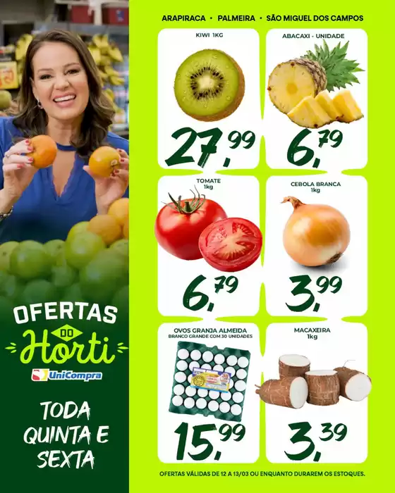 Catálogo Unicompra em Guarabira | Ofertas de Horti  | 2026-03-12T00:00:00.000Z - 2026-03-13T00:00:00.000Z