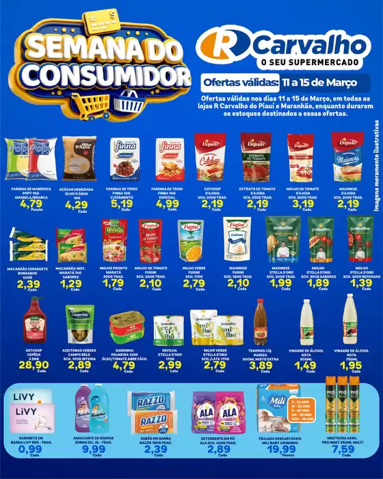 Catálogo R Carvalho Supermercado em Vinhedo | Semana do Consumidor | 2026-03-12T00:00:00.000Z - 2026-03-15T00:00:00.000Z