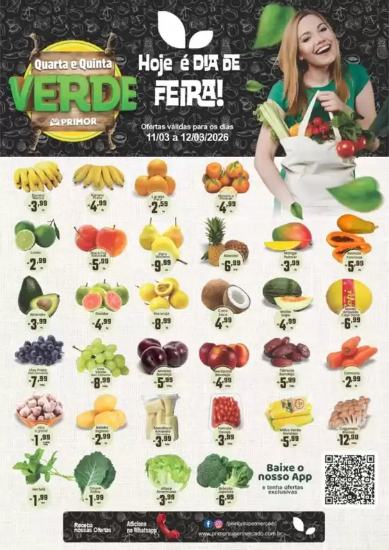 Catálogo Primor Supermercado em Uberaba | Quarta e Quinta VERDE | 2026-03-12T00:00:00.000Z - 2026-03-12T00:00:00.000Z