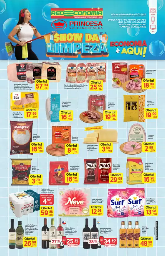 Catálogo Princesa Supermercados em São Paulo | Show de limpeza G2 - 12 a 15-03 | 2026-03-12T00:00:00.000Z - 2026-03-16T00:00:00.000Z