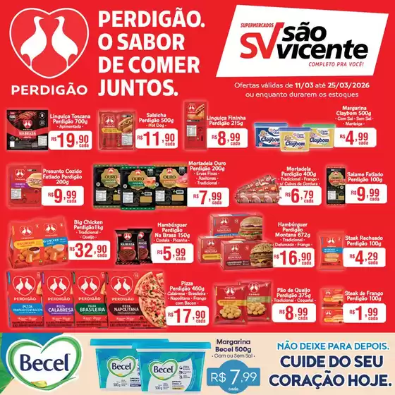 Catálogo Supermercados São Vicente em São Paulo | Ofertas especiais atraentes para todos | 2026-03-11T00:00:00.000Z - 2026-03-25T00:00:00.000Z