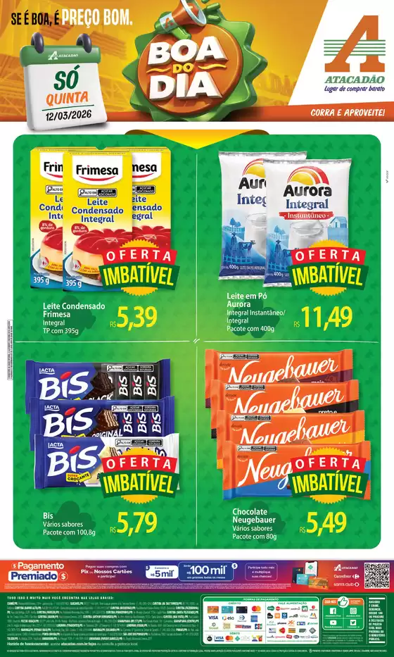 Catálogo Atacadão em São Paulo | Atacadão - Boa do Dia | 2026-03-12T00:00:00.000Z - 2026-03-12T00:00:00.000Z