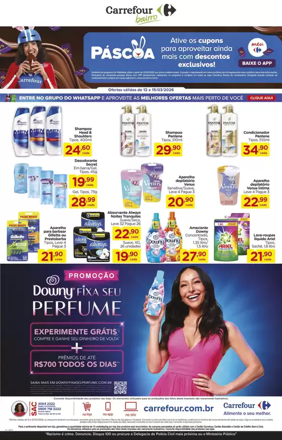 Catálogo Carrefour Bairro | Ofertas exclusivas e pechinchas | 2026-03-12T00:00:00.000Z - 2026-03-15T00:00:00.000Z