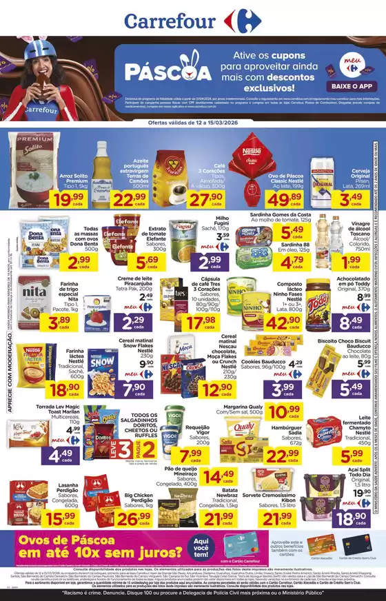 Catálogo Carrefour | Novas ofertas para descobrir | 2026-03-12T00:00:00.000Z - 2026-03-15T00:00:00.000Z