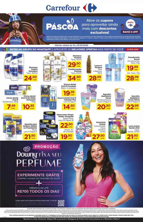 Catálogo Carrefour em Caruaru | Ofertas especiais para você | 2026-03-12T00:00:00.000Z - 2026-03-15T00:00:00.000Z