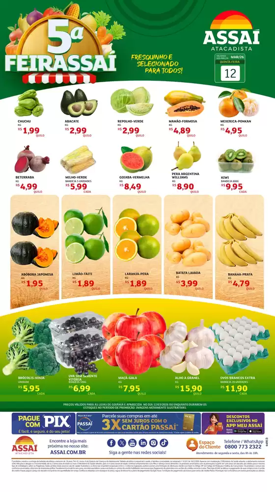 Catálogo Assaí Atacadista em Diadema | Encarte Assaí Atacadista 45027-24 | 2026-03-12T00:00:00.000Z - 2026-03-12T00:00:00.000Z