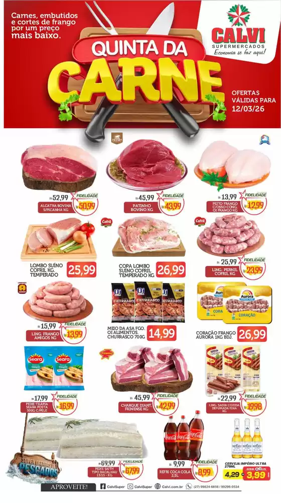 Catálogo Calvi Supermercados em Lençóis Paulista | Quinta da Carne  | 2026-03-12T00:00:00.000Z - 2026-03-12T00:00:00.000Z