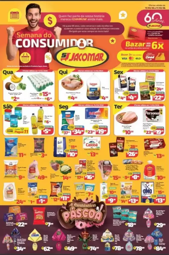 Catálogo Supermercado Jacomar em Lauro de Freitas | Semana do CONSUMIDOR  | 2026-03-12T00:00:00.000Z - 2026-03-17T00:00:00.000Z