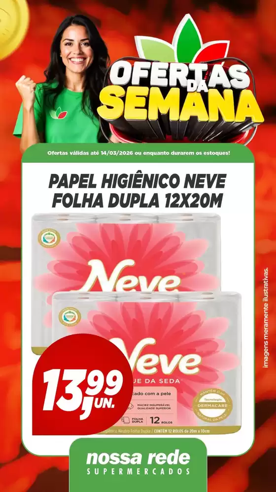 Catálogo Nossa Rede Supermercados | Ofertas Da Semana  | 2026-03-13T00:00:00.000Z - 2026-03-14T00:00:00.000Z