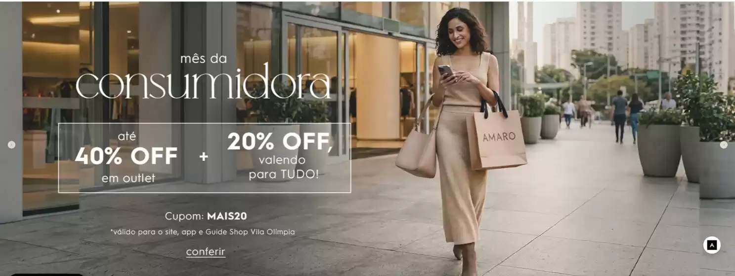 Catálogo Amaro em São José dos Campos | Mês da consumidora | 2026-03-13T00:00:00.000Z - 2026-03-31T00:00:00.000Z