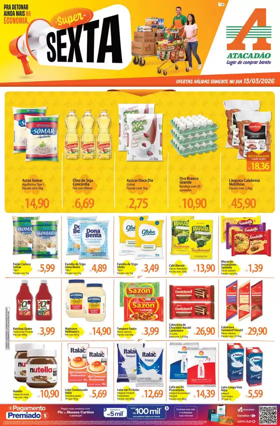 Catálogo Atacadão | Atacadão - Super Sexta | 2026-03-13T00:00:00.000Z - 2026-03-13T00:00:00.000Z