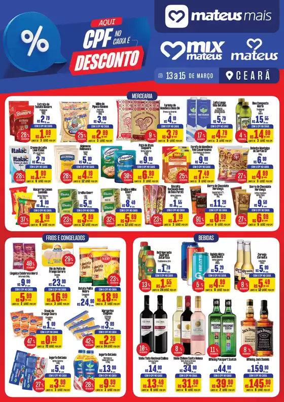 Catálogo Supermercados Mateus em São José do Rio Preto | Descontos App Mateus Mais | 2026-03-13T00:00:00.000Z - 2026-03-15T00:00:00.000Z