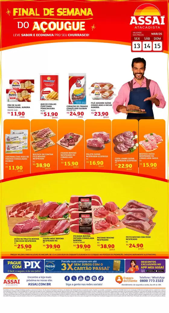 Catálogo Assaí Atacadista em Naviraí | Encarte Assaí Atacadista 44883-442 | 2026-03-13T00:00:00.000Z - 2026-03-15T00:00:00.000Z