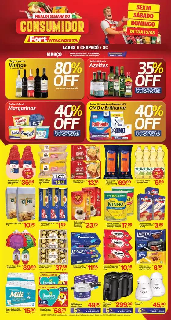 Catálogo Fort Atacadista em Sertãozinho | SC FORT Fim de Semana 13 a 15 MAR 26 LAJES E CHAPECO | 2026-03-13T00:00:00.000Z - 2026-03-15T00:00:00.000Z